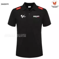 Polo shirt Kaos Kerah Ducati Italy Moto Gp