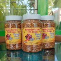 bawang goreng teri pedas 100gr goreng garem