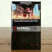 Rokok Dunhill Hitam Black Fine Cut Filter Isi 12 batang Per Bungkus