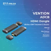 Vention Wireless HDMI Dongle Video Transmitter Receiver Display TV HD - ADC