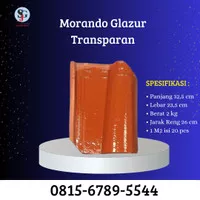 Genteng Morando Glazur Transparan-Genteng Murah Berkualitas