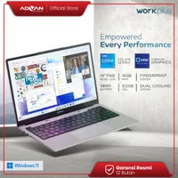 Laptop ADVAN Workplus Intel Core i5 1235U GEN 12 16GB 512GB 14 FHD IPS 16:10 Windows 11 Original Notebook