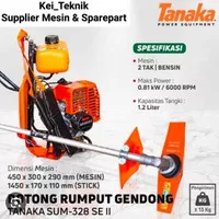 TANAKA SUM 328 SE II Brush Cutter Mesin Potong Rumput TANAKA SUM SE II