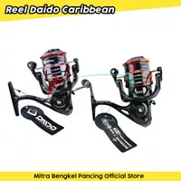 Reel Pancing Daido Caribbean 2000 Polos | 2000 HS Carbon Body 7+1 Bearing Double Spool Alat Pancing Daido