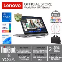 Lenovo ThinkBook Yoga 14s i7-1355U 1TB SSD 16GB Iris Xe Win 11+OHS