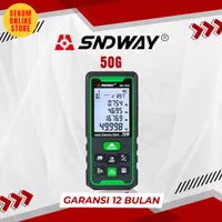 SNDWAY Meteran Laser Digital Green Laser 50 Meter SW-50G Laser Hijau