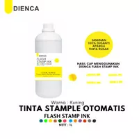 Tinta Stempel Flash Dienca Official 1 Liter Warna Kuning