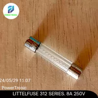 Littelfuse 8A 250V 312 series Fast Blow Acting 6*32mm LittelFuse F8 F8A Sekring Microwave Power supply Pump Electronic 6*32 mm Ag Silver Wire