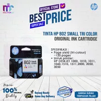 Tinta HP 802 Small Tri Color Original Ink Cartridge / Colour