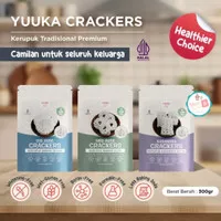 YUUKA FOOD CRACKERS KERUPUK 300GR | KERUPUK SEHAT PREMIUM | SNACK CEMILAN SEHAT