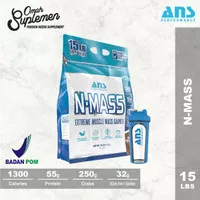 ANS N-Mass 15 lbs (Gainer High Carbo)