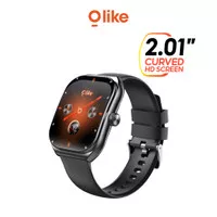 OLIKE SMARTWATCH 2.01 ULTRA WIDE SCREEN BLUETOOTH CALLING IP68 WATERPROOF UP TO 25 DAYS STANDBY TIME CURVE LUMI R1 