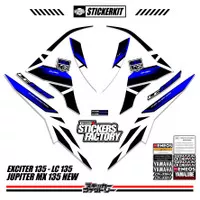 STICKER STRIPING YAMAHA JUPITER MX NEW 135 / MOTIF 3 EDISI LOGO LC135 / EXCITER 135 / LC 135 / SNIPER 135 / JUPITER MX NEW 135 / STRIPING YAMAHA MX 135 / STOCK DECALS / STIKER VARIASI MX 135 / JUPITER MX135 2010 2015