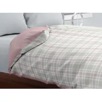 TRUU Bed Cover Mix Tartan Romantic Blush Strawberry TR.BC020 210 x 240