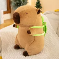 Boneka Capybara Tas Kura Kura Plush Karakter lucu Untuk Hadiah Anak