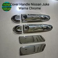 Cover Pelapis Handle pintu Mobil Nissan Juke Warna Chrome Crome