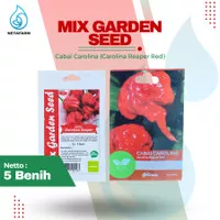 Benih Biji Bibit Cabai Carolina Reaper Red Mix Garden Seed - 5 Seeds