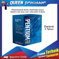 Prosesor Intel Pentium Gold G6400 4,00 GHz LGA 1200 GEN 10 BOX