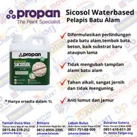 PROPAN SICOSOL WATER REPELLENT WATERBASED KEMASAN 1 LITER