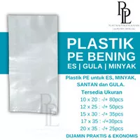 Plastik PE TERMURAH | Kantong Plastik Es | Plastik Kuah | | Plastik Minyak | Plastik Sayur I 12 x 25 1/2kg | 15 x 30 1kg | 20 x 35 2kg I Anti Panas