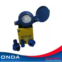 Set Meteran air SNI ONDA Nano plastik / water meter 1/2 brass PAM