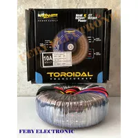 TRAFO DONAT 10A 47V 32V CT RAW AMPS TRAVO TOROID 10 A 47 32 V BELL BGR