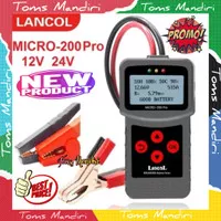 Battery Tester Lancol Micro 200 Alat Cek Aki mobil Motor ACCU Digital