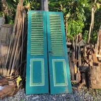 Pintu Kuno Jati Sisir Vintage Asli Kuno