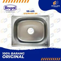 Sink / Tempat / Bak Cuci Piring Royal Stainless Steel SB42 / SB42S