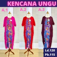 Daster kencana ungu super ld.120 label biru