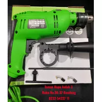 Bor Tembok Beton Bolak Balik Impact Drill 13 Mm RID 13-1REVariable Speed Beton Besi Kayu Mesin Bor RYU 13mm Kayu 600 Watt Hammer Drill