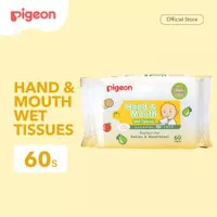 Pigeon Wipes Hand & Mouth 60s - Tissue Bayi