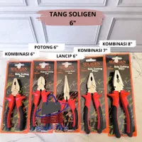 Tang Kombinasi 6 7 8 Tang Potong 6 Tang Capit 6 Soligen