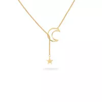 Dear Me - Lunar Necklace (925 Sterling Silver & 18K Gold Plating)