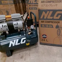 Mesin Compressor oilles/kompressor oilles angin 1 HP 24L OM1024 IZUMI