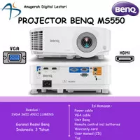 BENQ ms-550 Projector SVGA 800x600 HDMI 3600AL Proyektor BenQ ms550