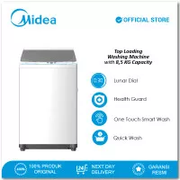 Midea Top Load Washing Machine 8.5kg - MA100W85 - One Touch Smart Wash