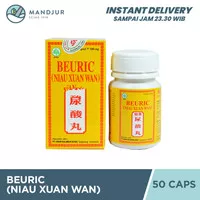 Beuric (Niau Xuan Wan) Botol Isi 50 - Obat Asam Urat dan Nyeri Sendi