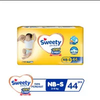 Sweety Bronze Dry X-pert Comfort NB-S44 Popok Bayi Baru Lahir Tipe Perekat / Pampers Sweety NB-S44