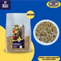 Expert Large Parakeet 500gr Makanan Burung Sun Conure-Cockatiels-Conure-Indian Ring Neck-Monk Parakeet Bird Food No Sunflower Expert