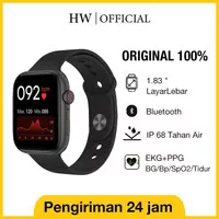 [100% ORIGINAL] Jam Tangan Smartwatch Pria Wanita | Health Medical Smart Watch | Blood Sugar | Blood Pressure Measurement | ECG Electrocardiogram | Heart Rate Blood Oxygen Monitor Heart Rate Blood Oxygen