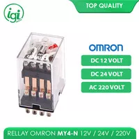 RELAY MY4 12V OMRON / RELAY MY4N 24V OMRON / RELAY MY4-N 220V 14 PIN