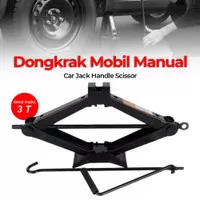 dongkrak mobil manual dongkrak jembatan dongkrak ulir dongkrak 2 ton dongkrak 3 ton 1 pcs hitam