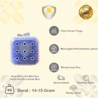 Blue Silica Gel Mini Box/ Silika Gel Biru Kotak Mini/ Silica Gel Biru Import/ Silica Gel Biru Premium