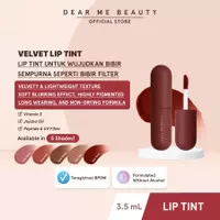 Dear Me Beauty Velvet Lip Tint Liptint Matte Lip Stain Lipstik Lipstick Bibir