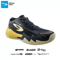 910 Nineten Nakami Flow Sepatu Training - Hitam/Emas/Abu