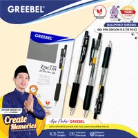 GREEBEL GEL PEN GP-509 ZIRCON 0.5 /Pen/Pulpen/gel pen utk atk kantor