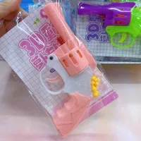 Mainan Pistolan Anak Mainan Pistol Peluru BB Gu 3D Mini Pistol Glock Toy