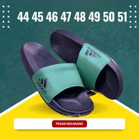 SALE !! BIG SIZE SANDAL UKURAN JUMBO 45 46 47 48 49 50 51 52 SELOP SLIDE BLACK GREEN EDITION PREMIUM TIDAK LICIN COCOK UNTUK KAKI BESAR 47 48