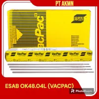 Kawat Las ESAB OK 48.04L | AWS E7018 | VACPAC